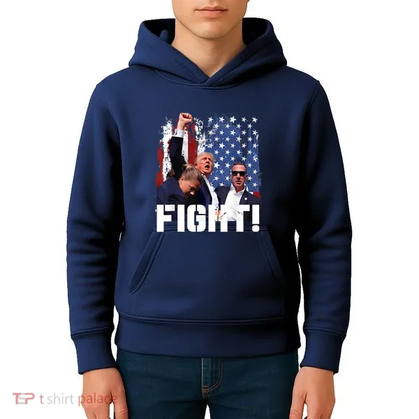 Trump First Pump Fight Kids Hoodie