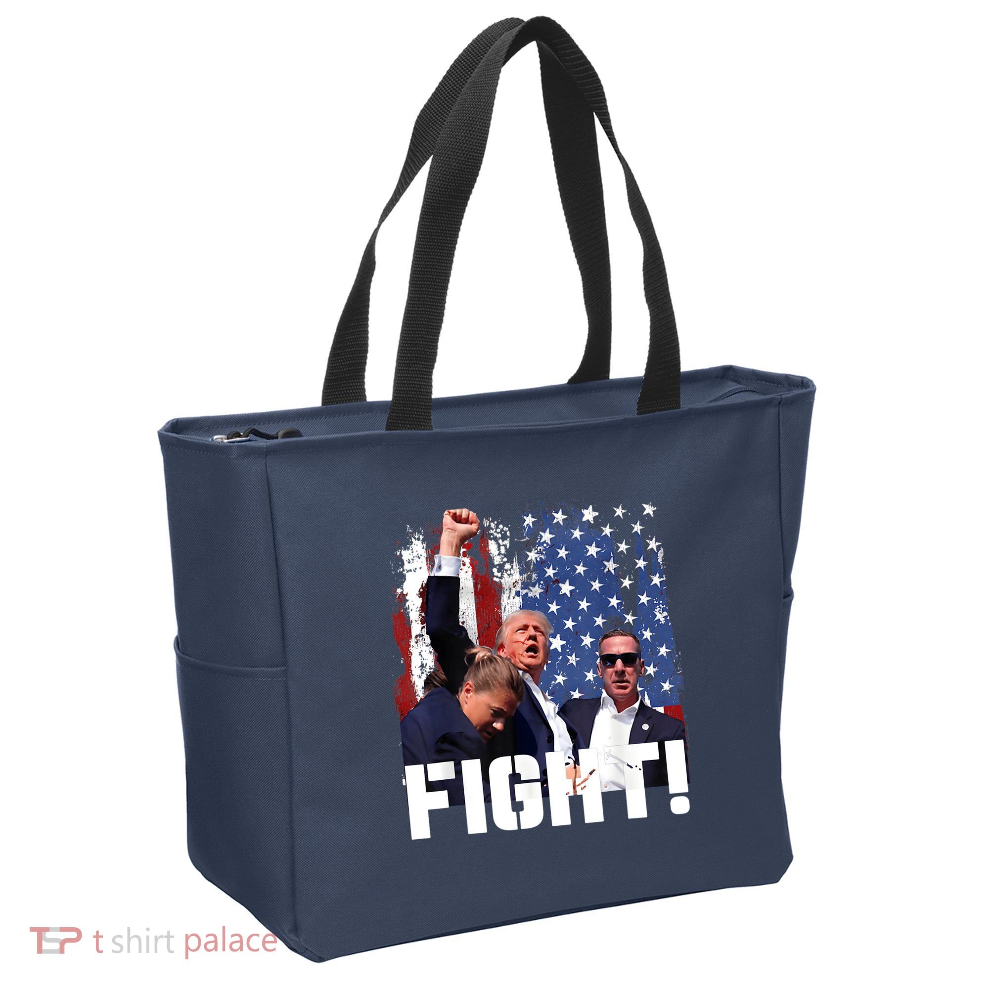 Trump First Pump Fight Tote Bag