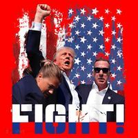 Trump First Pump Fight Santa Hat thumb 1