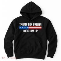 Trump For Prison Lock Him Up Hoodie thumb 0