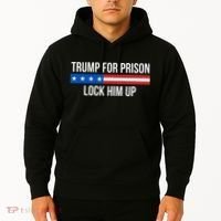 Trump For Prison Lock Him Up Hoodie thumb 2