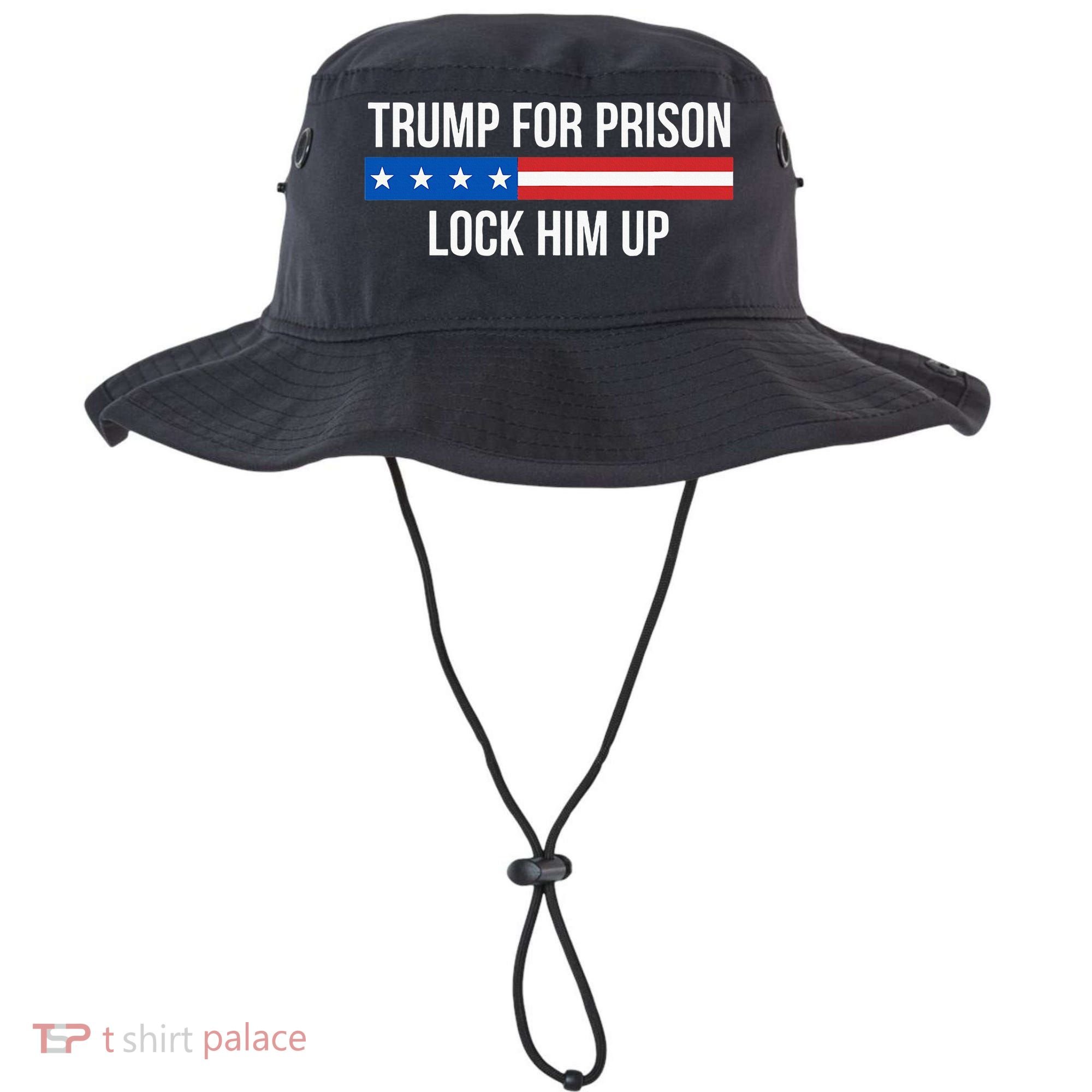 Trump For Prison Lock Him Up Bucket Hat