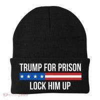 Trump For Prison Lock Him Up Beanie thumb 0