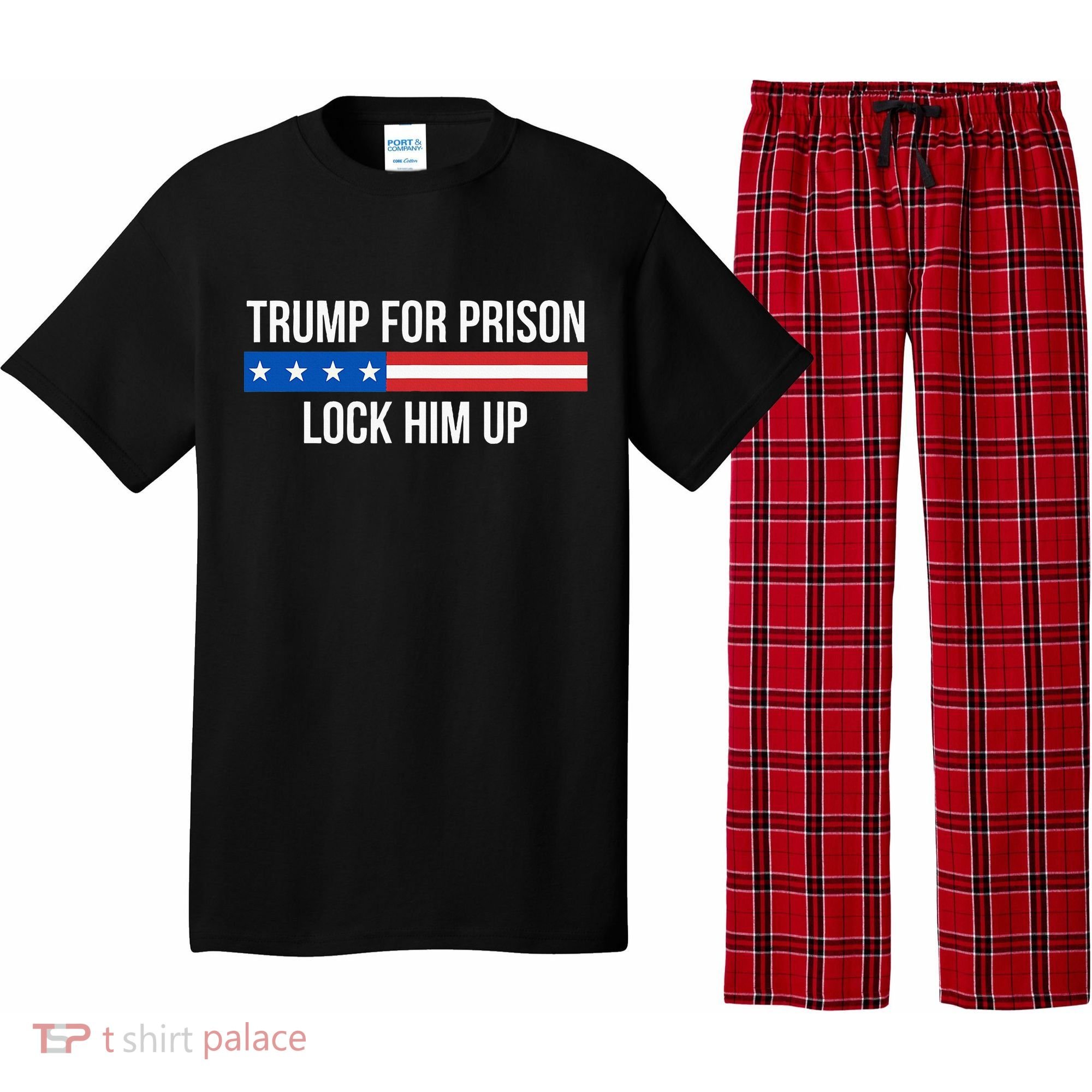 Trump For Prison Lock Him Up Pajama Set