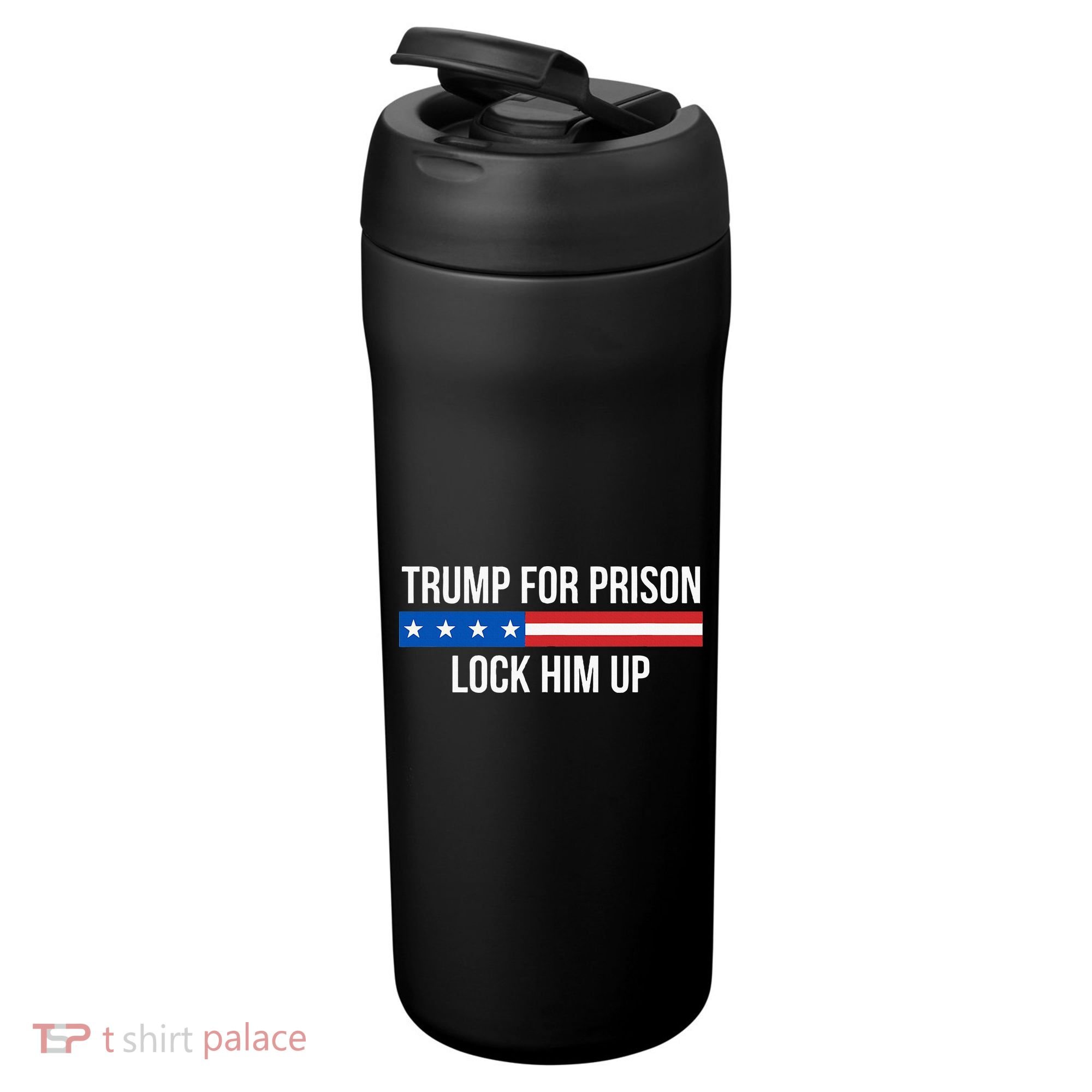 Trump For Prison Lock Him Up 24oz Duet Stainless Steel Tumbler