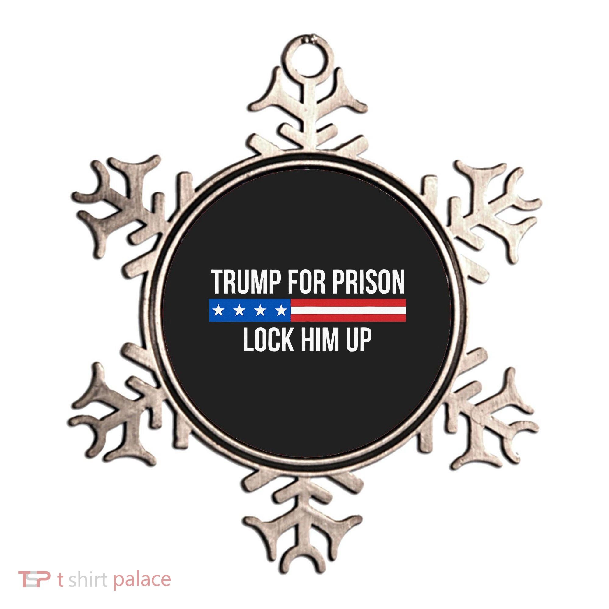 Trump For Prison Lock Him Up Ornament