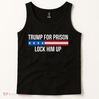 Trump For Prison Lock Him Up Tank Top thumb 2