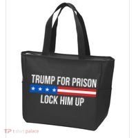 Trump For Prison Lock Him Up Tote Bag thumb 3