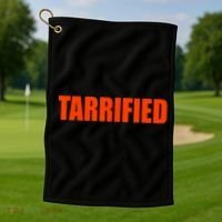 Tarrified Funny Political Humor  Golf Towel thumb 1