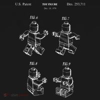 Toy Figurine Patent Master Builder Building Brick Kids Sweatshirt thumb 2