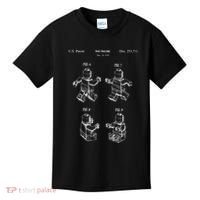 Toy Figurine Patent Master Builder Building Brick Kids T-Shirt thumb 0