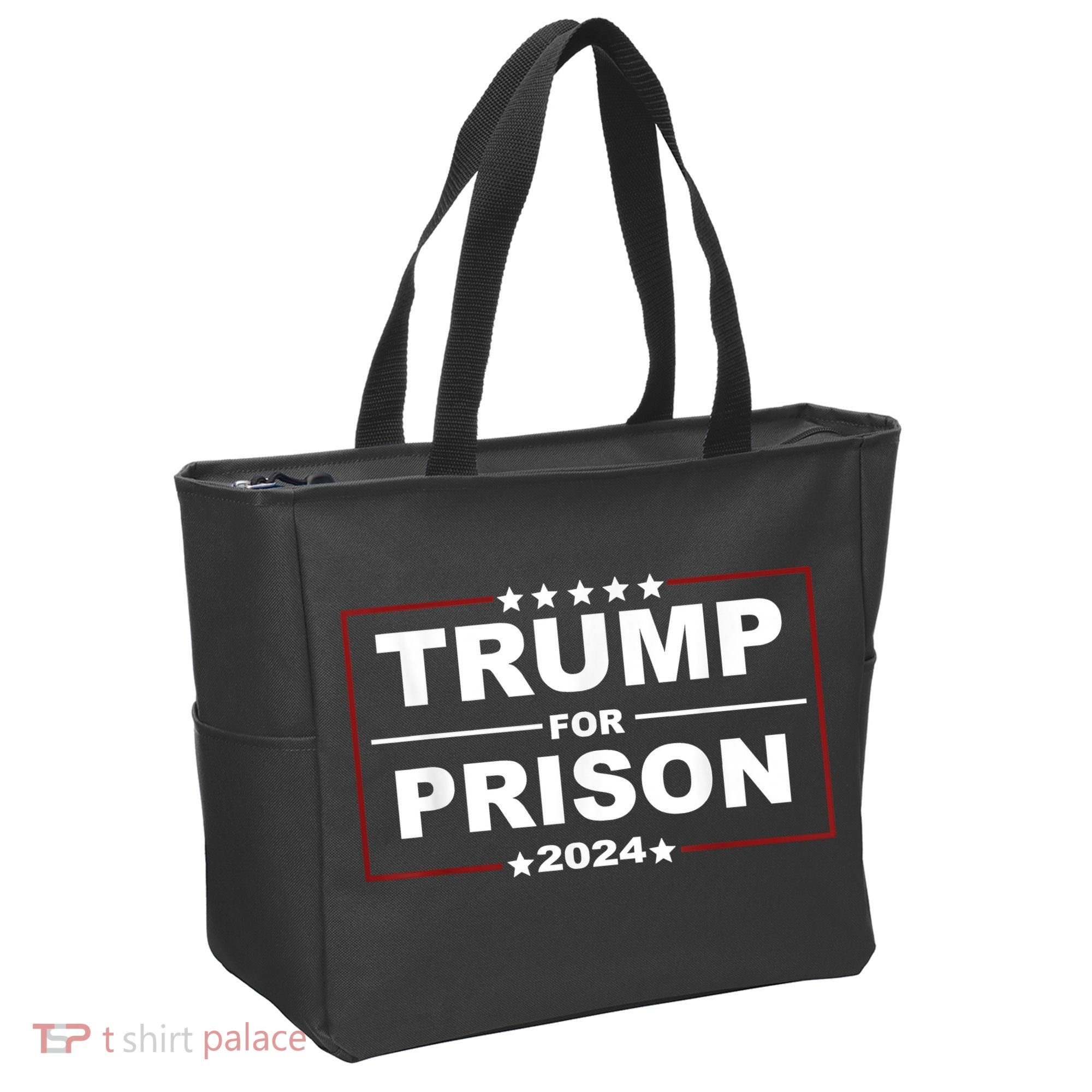 Trump For Prison 2024 Support Trump 4th Of July Tote Bag