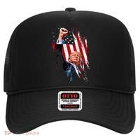 Trump Fist Pump Usa Flag Maga Hat thumb 0