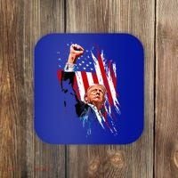 Trump Fist Pump Usa Flag Maga Coaster thumb 0