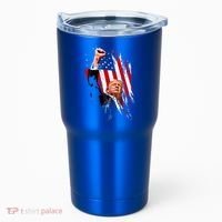Trump Fist Pump Usa Flag Maga Tumbler thumb 0