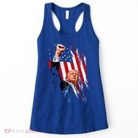 Trump Fist Pump Usa Flag Maga Women's Tank Top thumb 0