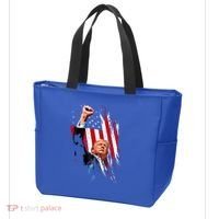 Trump Fist Pump Usa Flag Maga Tote Bag thumb 3