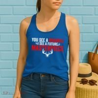 Taxidermy From Roadkill To Masterpiece Taxidermist Deer Gift Women's Tank Top thumb 2