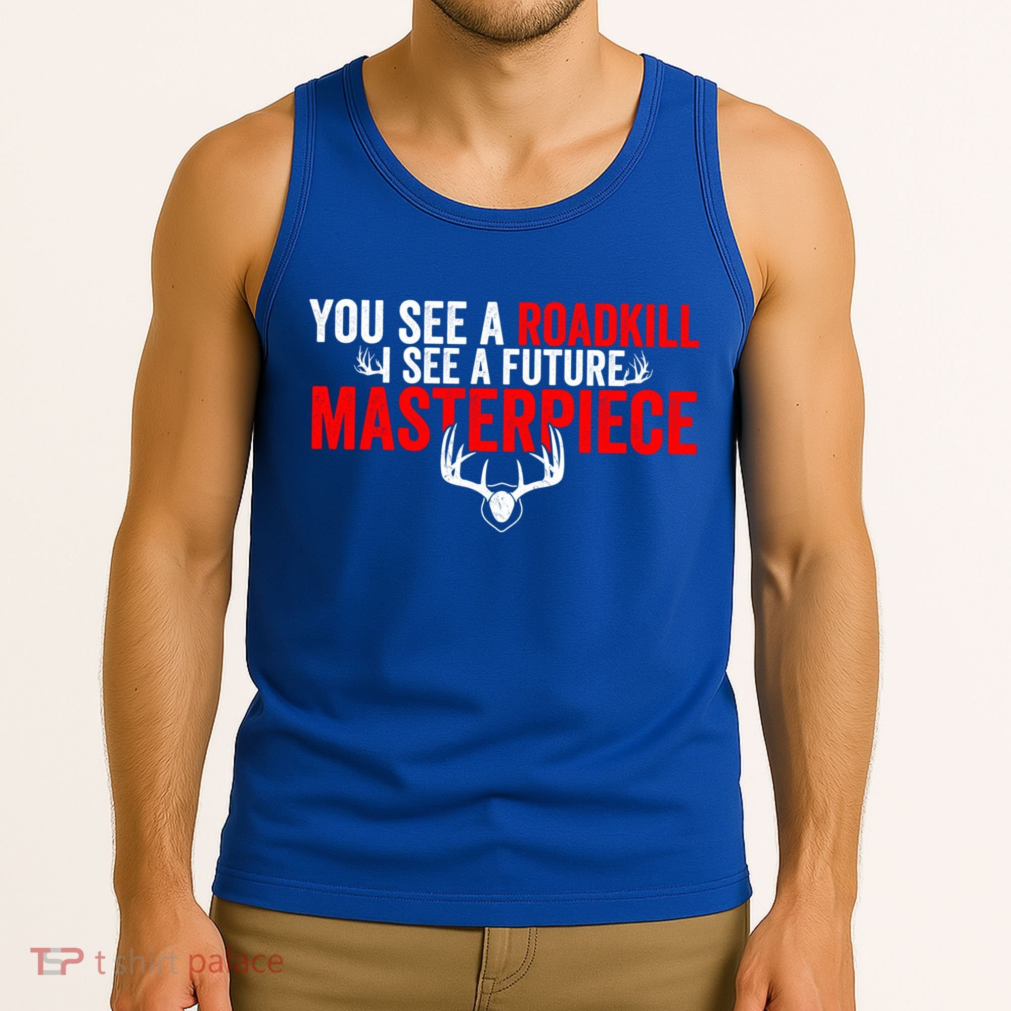 Taxidermy From Roadkill To Masterpiece Taxidermist Deer Gift Tank Top