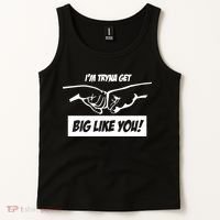 Team Full Rom IM Tryna Get Big Like You Tank Top thumb 2
