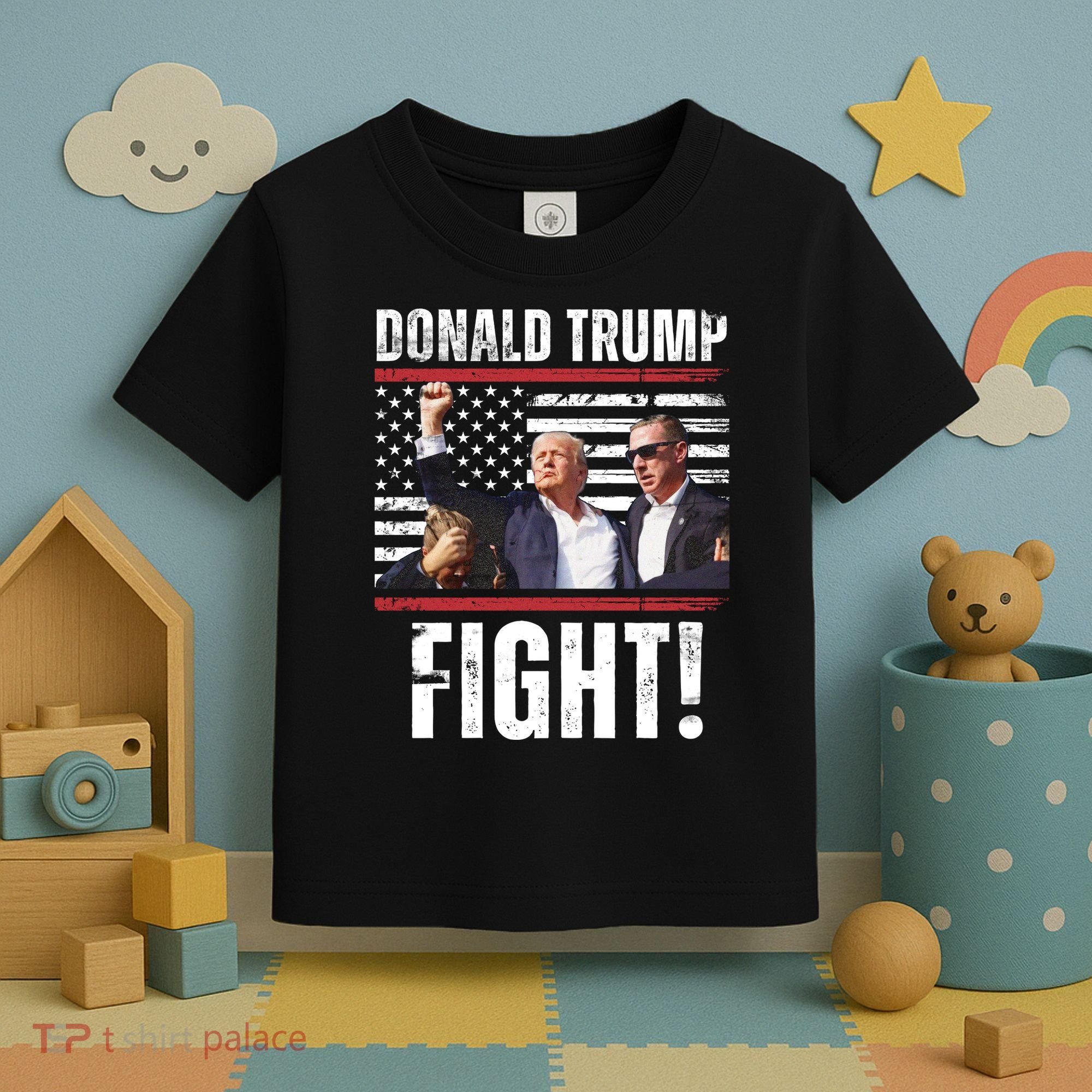 Trump Fight Rally Pennsylvania Toddler T-Shirt