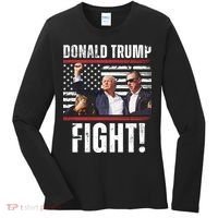 Trump Fight Rally Pennsylvania Women's Long Sleeve Shirt thumb 0