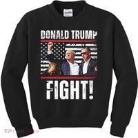 Trump Fight Rally Pennsylvania Kids Sweatshirt thumb 0