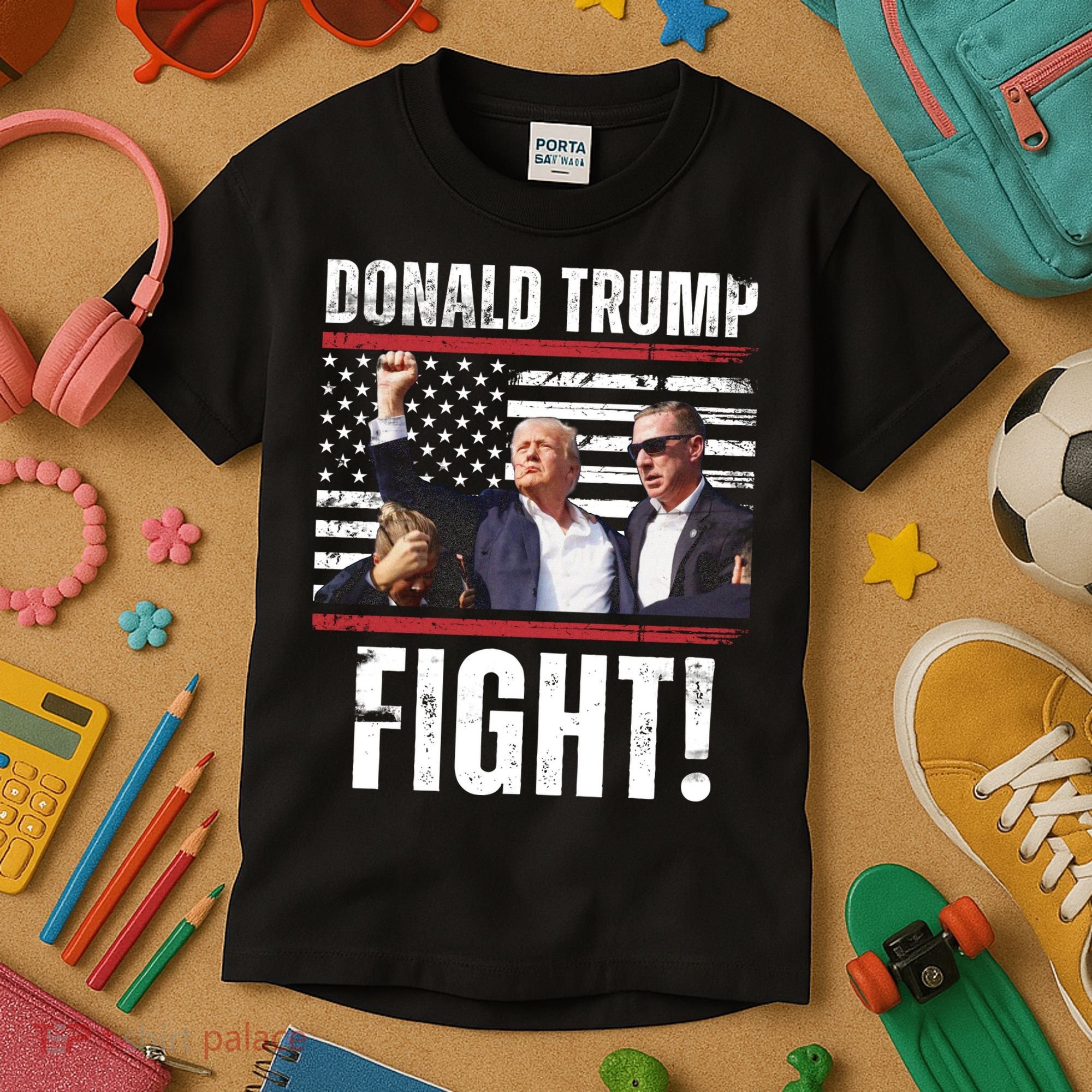 Trump Fight Rally Pennsylvania Kids T-Shirt