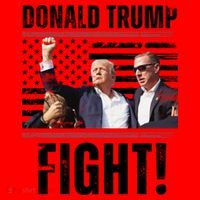 Trump Fight Rally Pennsylvania Santa Hat thumb 1