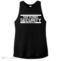 Top Flight Security Funny Friday Ladies PosiCharge Tri-Blend Wicking Tank thumb 0