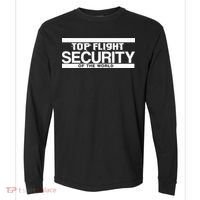 Top Flight Security Funny Friday Comfort Colors Heavyweight Long Sleeve T-Shirt thumb 0