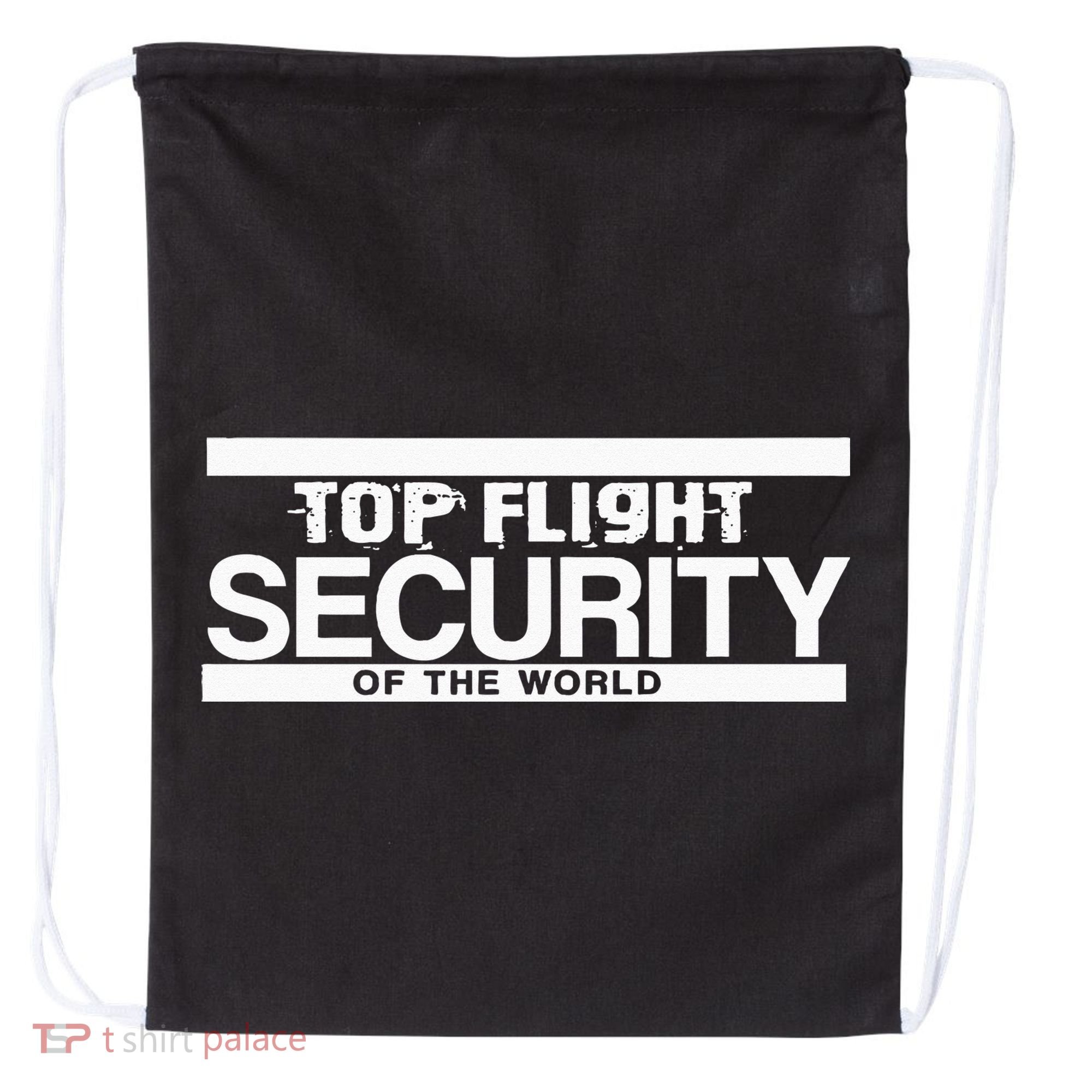 Top Flight Security Funny Friday Drawstring Bag