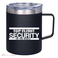 Top Flight Security Funny Friday 12oz Stainless Steel Coffee Mug thumb 0