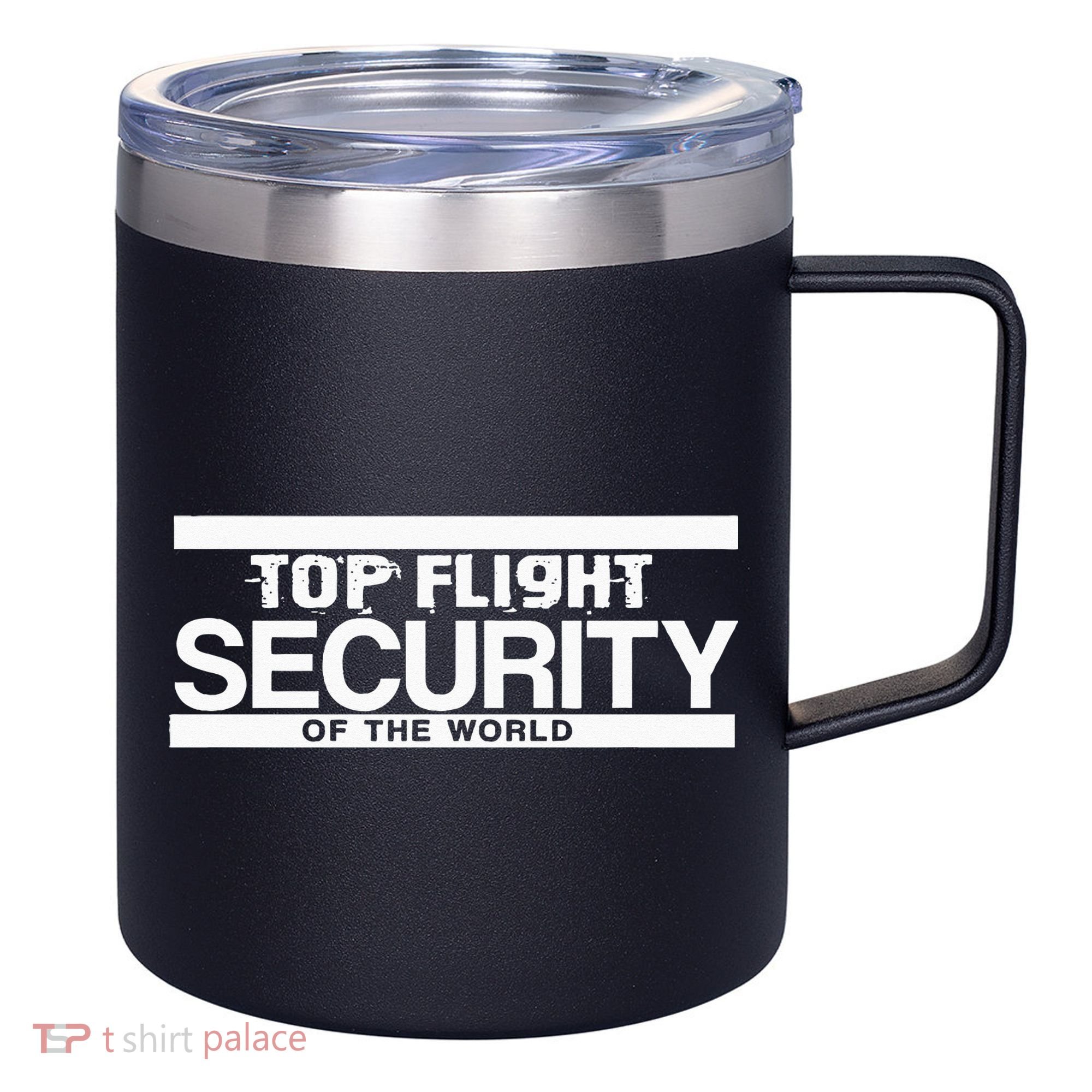 Top Flight Security Funny Friday 12oz Stainless Steel Coffee Mug