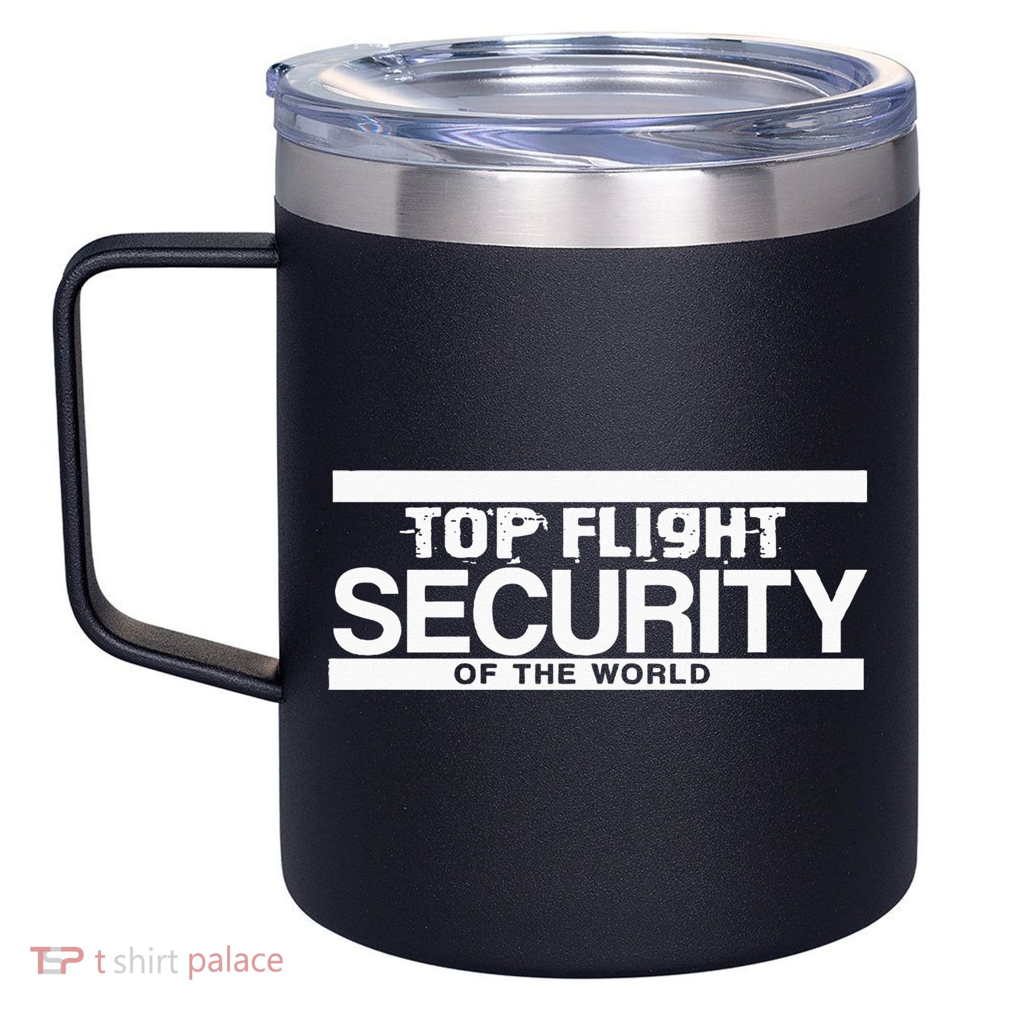 Top Flight Security Funny Friday 12oz Stainless Steel Coffee Mug