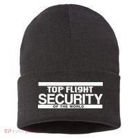 Top Flight Security Funny Friday Sustainable Knit Beanie thumb 0