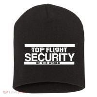 Top Flight Security Funny Friday Short Acrylic Beanie thumb 0