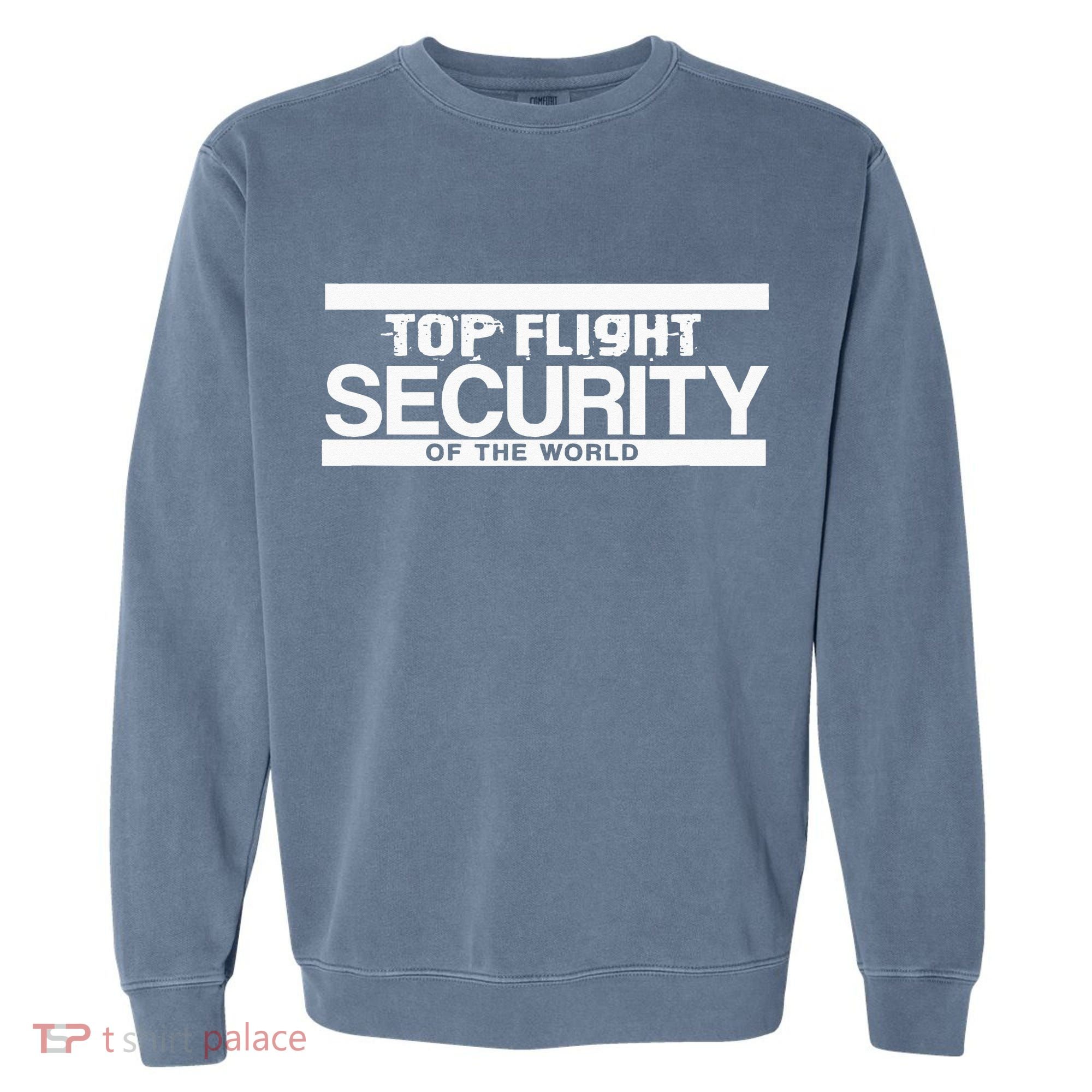 Top Flight Security Funny Friday Garment-Dyed Sweatshirt