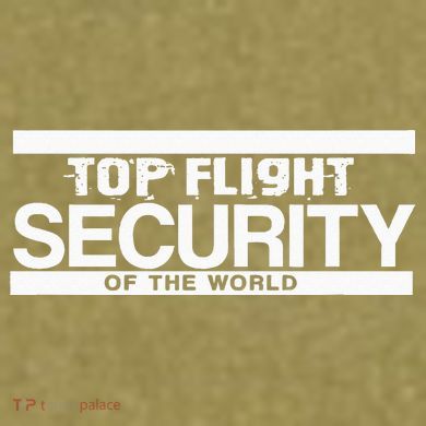 Top Flight Security Funny Friday Garment-Dyed Women's Muscle Tee