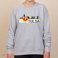 Tulsa Flag Skyline Women's Sweatshirt thumb 0