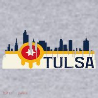 Tulsa Flag Skyline Women's Sweatshirt thumb 2