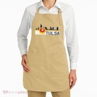 Tulsa Flag Skyline Apron thumb 2