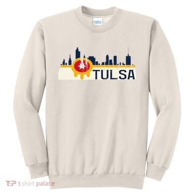 Tulsa Flag Skyline Sweatshirt