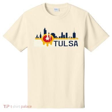 Tulsa Flag Skyline T-Shirt
