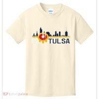Tulsa Flag Skyline Kids T-Shirt thumb 0