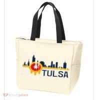 Tulsa Flag Skyline Tote Bag thumb 3