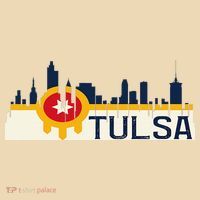 Tulsa Flag Skyline Tote Bag thumb 4