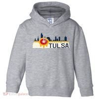 Tulsa Flag Skyline Toddler Hoodie thumb 0