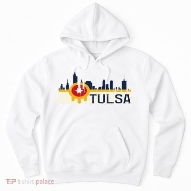 Tulsa Flag Skyline Hoodie