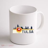 Tulsa Flag Skyline Coffee Mug thumb 1